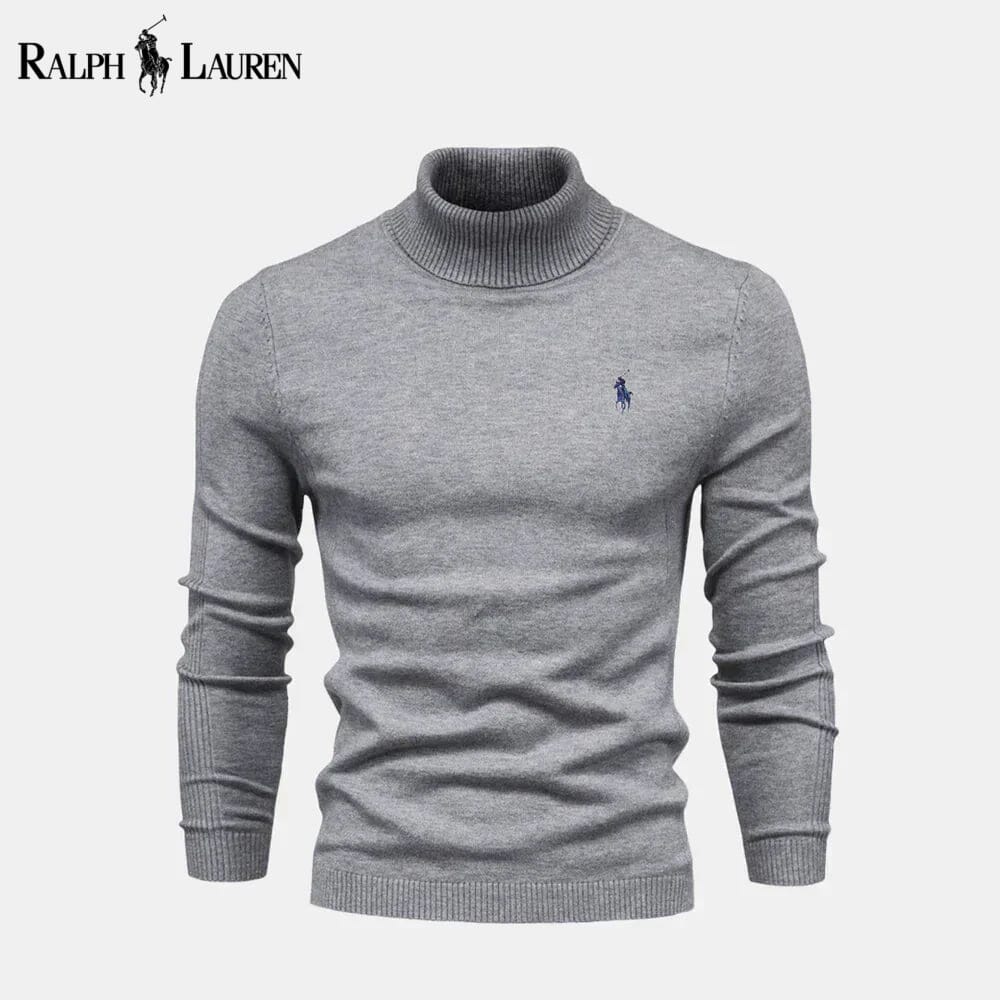 RL Rollkragenpullover aus Zopfmuster, Wolle