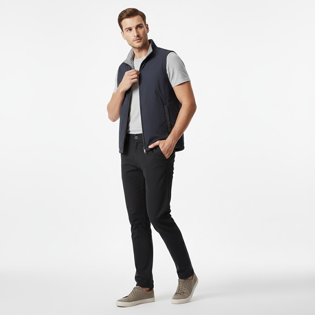 Schmal geschnittene Fleece-Weste