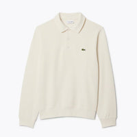 LC Ribbed Cotton Polo Collar Sweatshirt