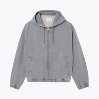 LC Washed Effect Denim Hooded Jacket