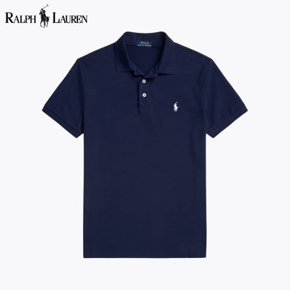 RL Custom Slim Fit Stretch-Mesh-Poloshirt
