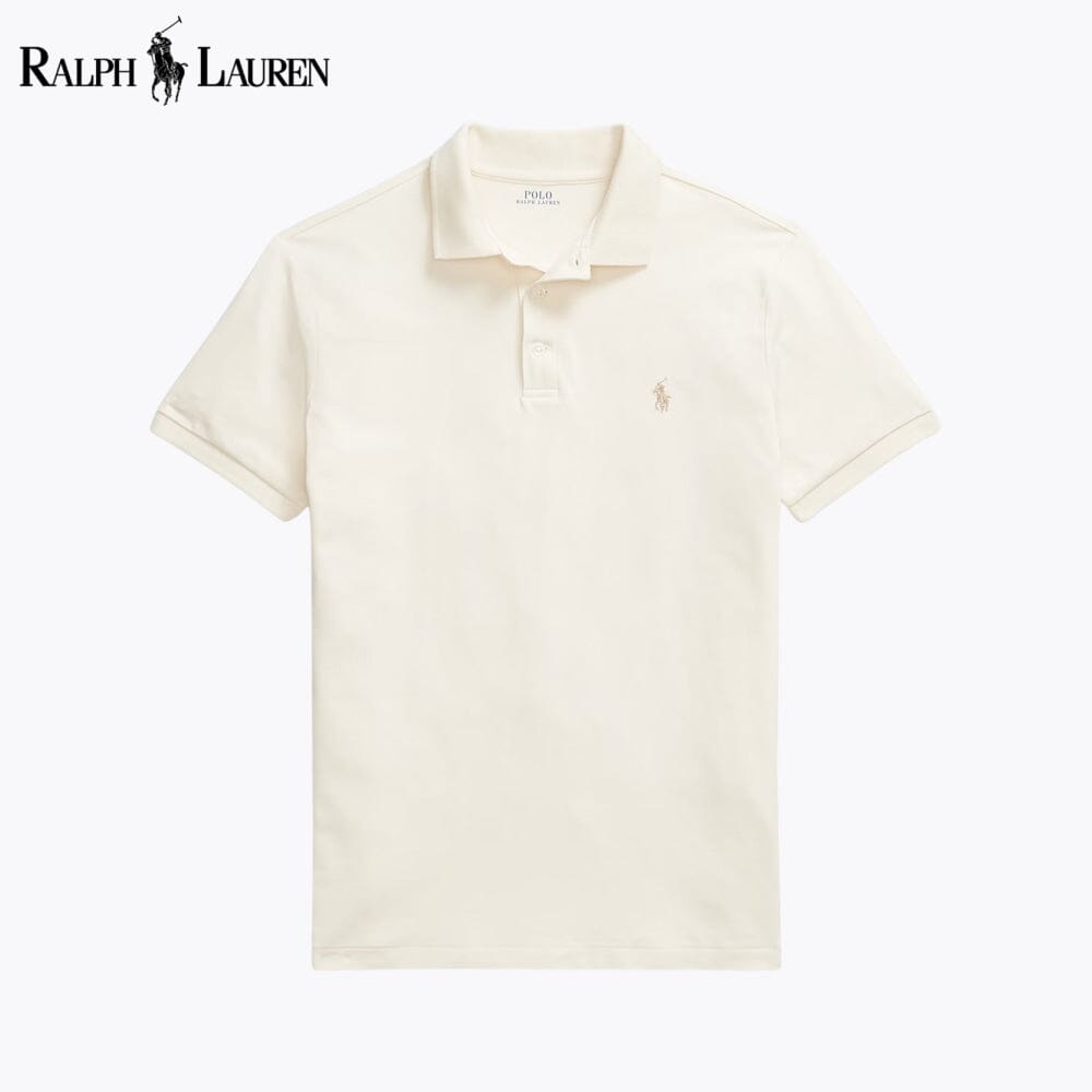 RL Custom Slim Fit Stretch-Mesh-Poloshirt