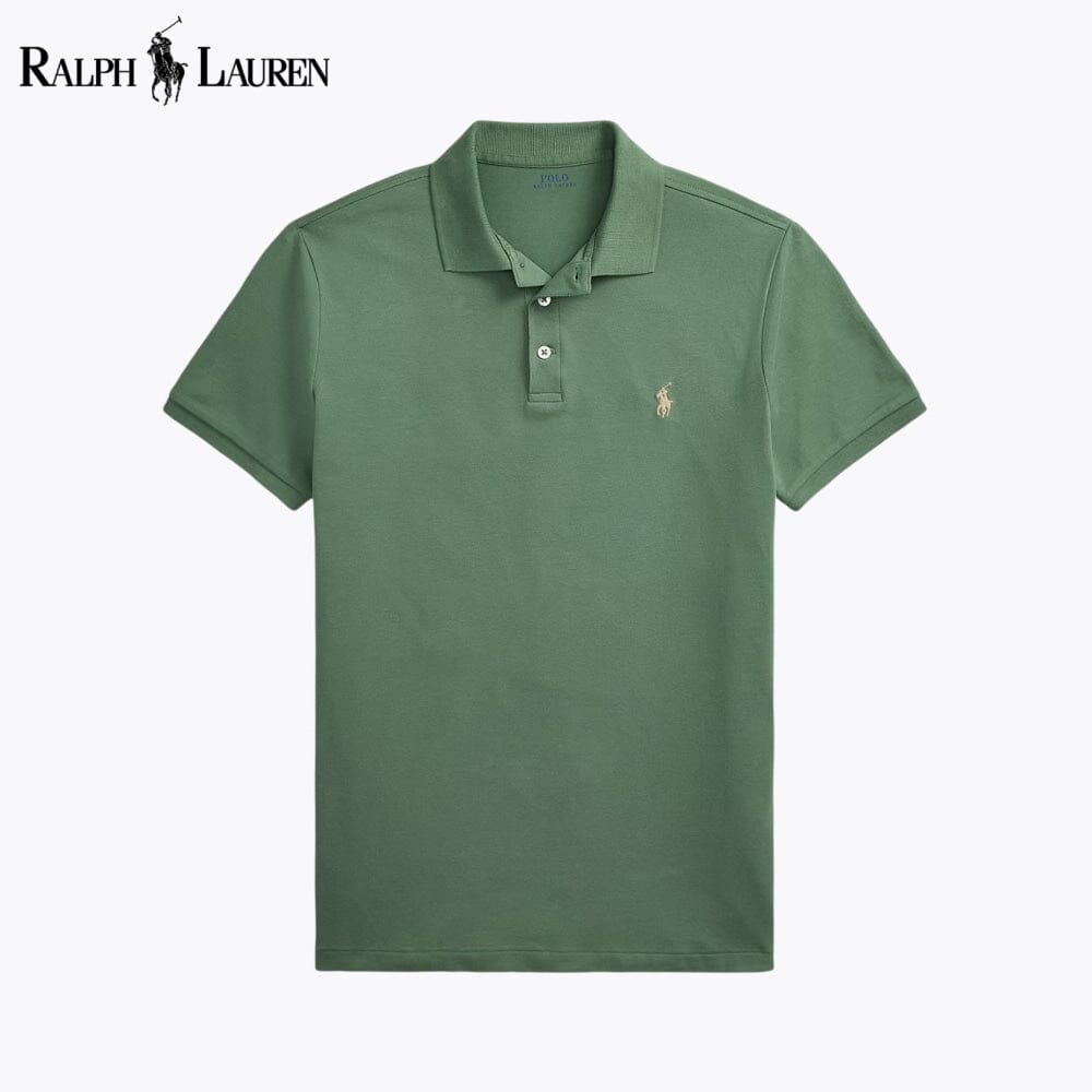 RL Custom Slim Fit Stretch-Mesh-Poloshirt