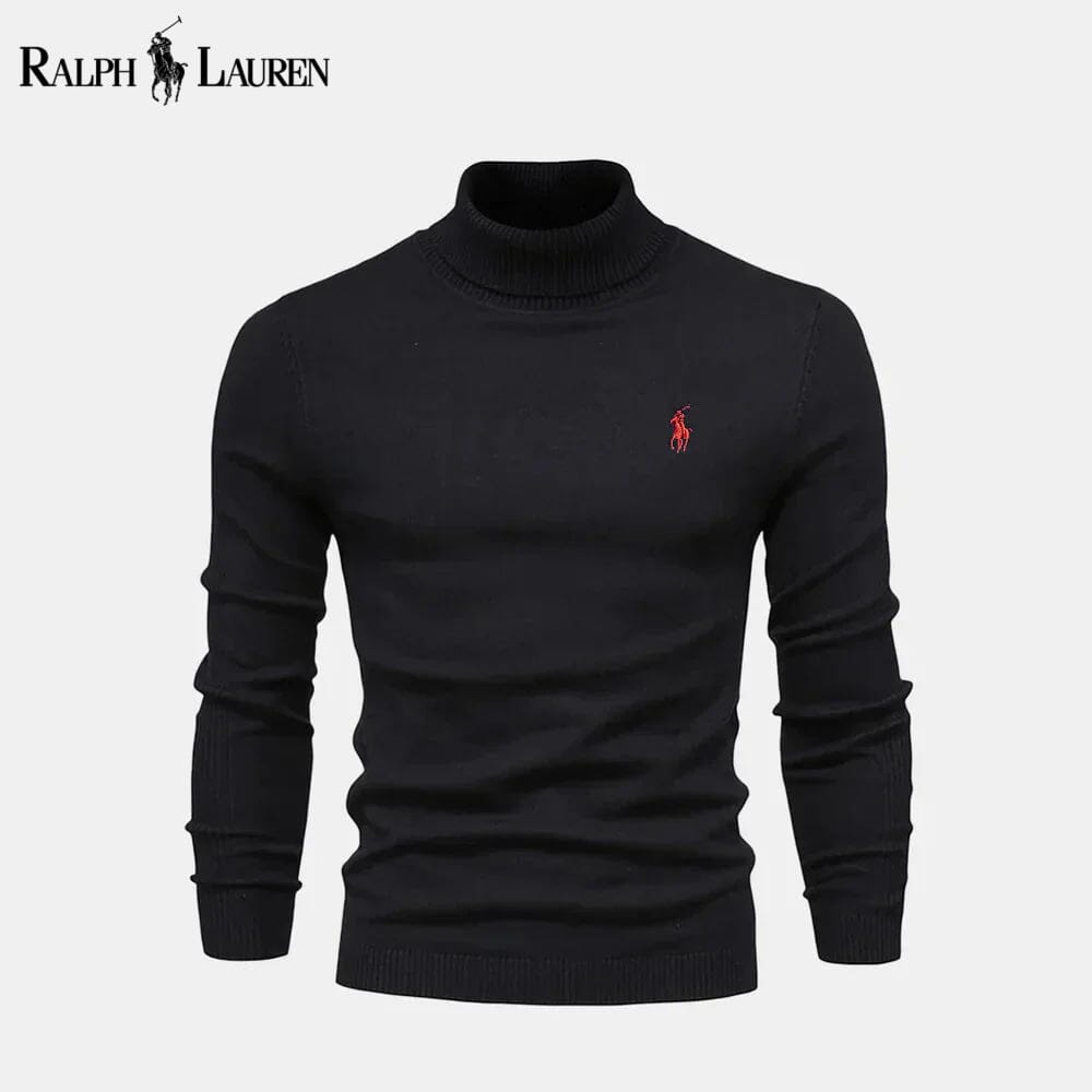 RL Rollkragenpullover aus Zopfmuster, Wolle