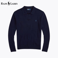 RL Wool Johnny-Collar Sweater