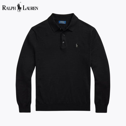 RL Wollpullover mit Polokragen