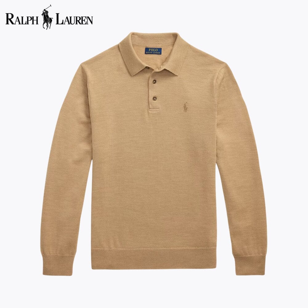 RL Wollpullover mit Polokragen