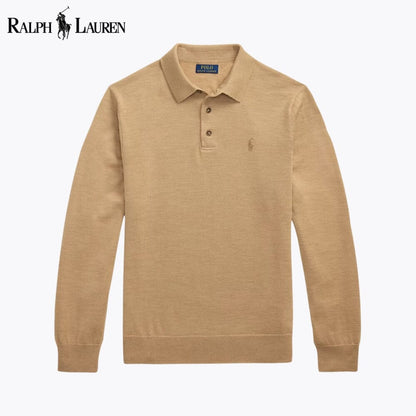 RL Wollpullover mit Polokragen
