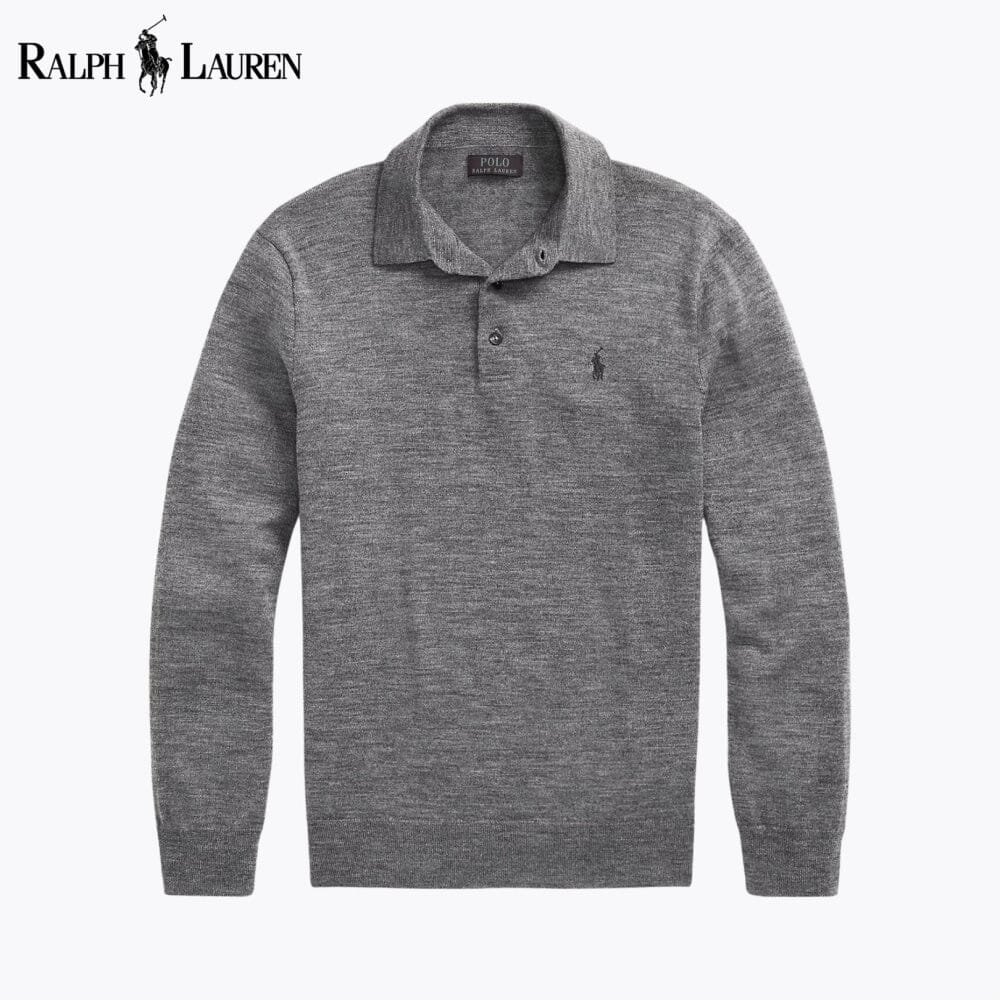 RL Wollpullover mit Polokragen