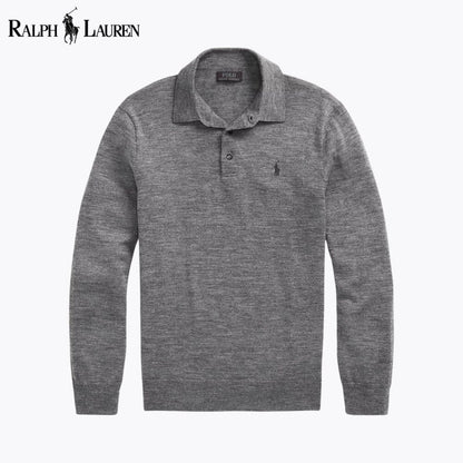 RL Wollpullover mit Polokragen