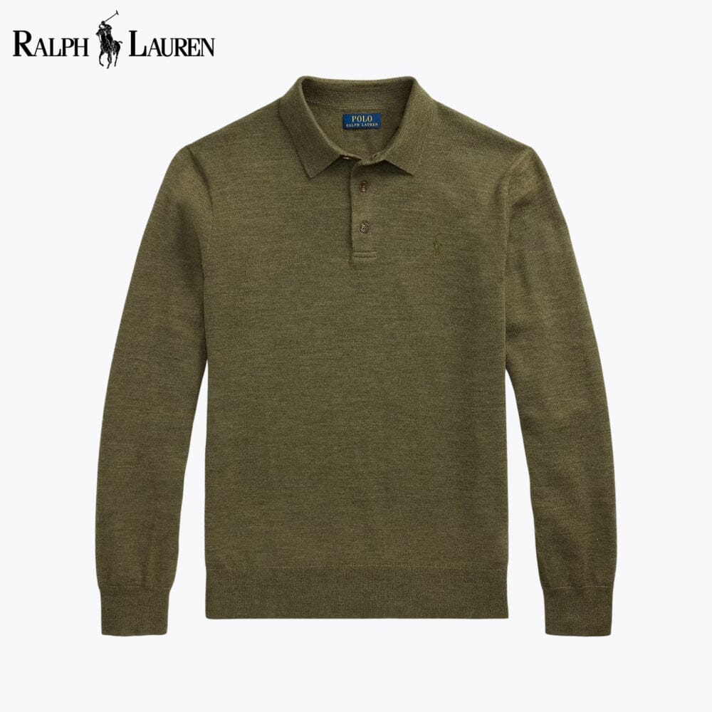 RL Wollpullover mit Polokragen