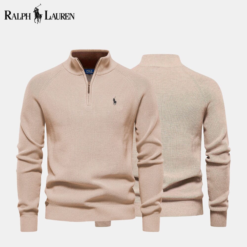 RL Zopfmuster-Wollstrickpullover
