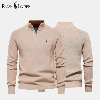 RL Zopfmuster-Wollstrickpullover