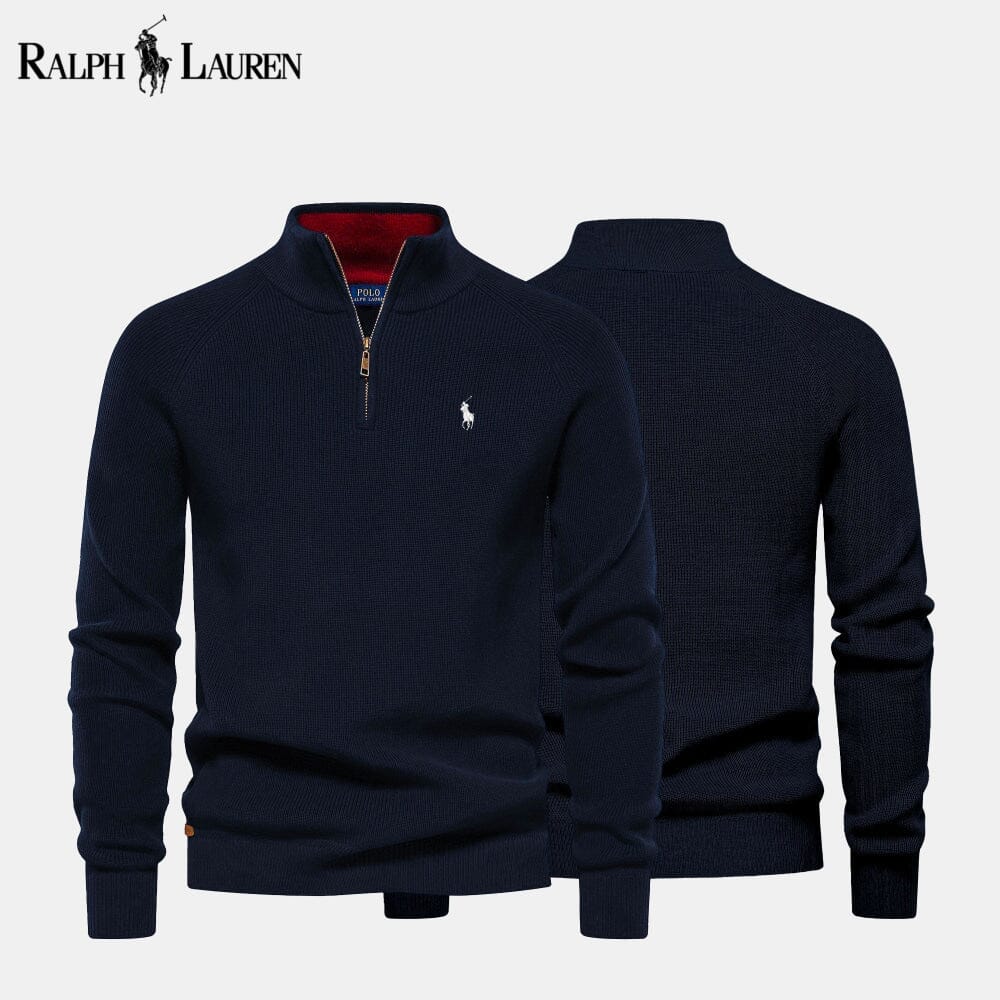 RL Zopfmuster-Wollstrickpullover