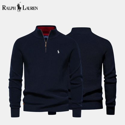 RL Zopfmuster-Wollstrickpullover